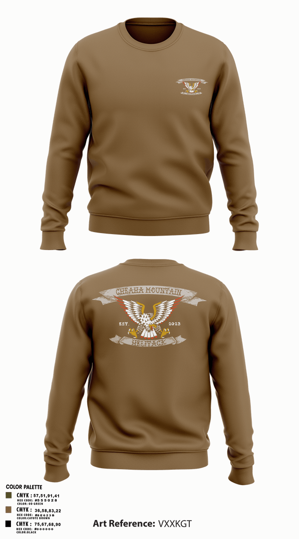 Crew Neck Sweatshirt, Cheaha Mountain Helitack, Fire Department, Teamtime, Team time, sublimation, custom sports apparel, team uniforms, spirit wear, spiritwear, sports uniforms, custom shirts, team store, custom team store, fundraiser sports, apparel fundraiser