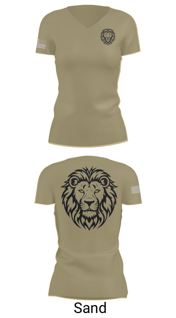 Women's Short Sleeve Vneck Shirt, 382 SRT, Army, Teamtime, Team time, sublimation, custom sports apparel, team uniforms, spirit wear, spiritwear, sports uniforms, custom shirts, team store, custom team store, fundraiser sports, apparel fundraiser