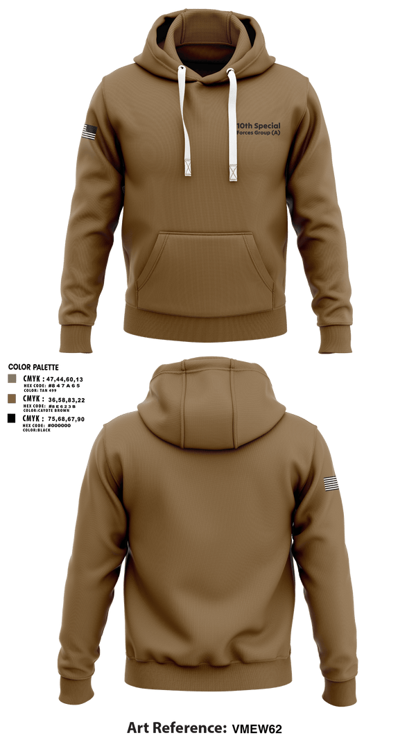 Hoodie, 10th Special Forces Group (A), Army, Teamtime, Team time, sublimation, custom sports apparel, team uniforms, spirit wear, spiritwear, sports uniforms, custom shirts, team store, custom team store, fundraiser sports, apparel fundraiser