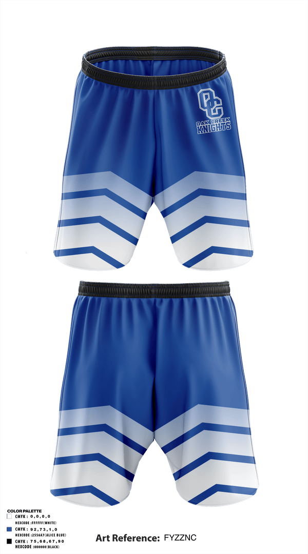 Athletic Shorts With Pockets, Oak Creek Knights, Men's Volleyball, Teamtime, Team time, sublimation, custom sports apparel, team uniforms, spirit wear, spiritwear, sports uniforms, custom shirts, team store, custom team store, fundraiser sports, apparel fundraiser