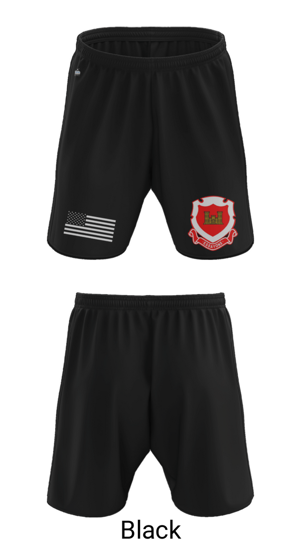 Athletic Shorts With Pockets, 185th Engineer Support Company, , Teamtime, Team time, sublimation, custom sports apparel, team uniforms, spirit wear, spiritwear, sports uniforms, custom shirts, team store, custom team store, fundraiser sports, apparel fundraiser