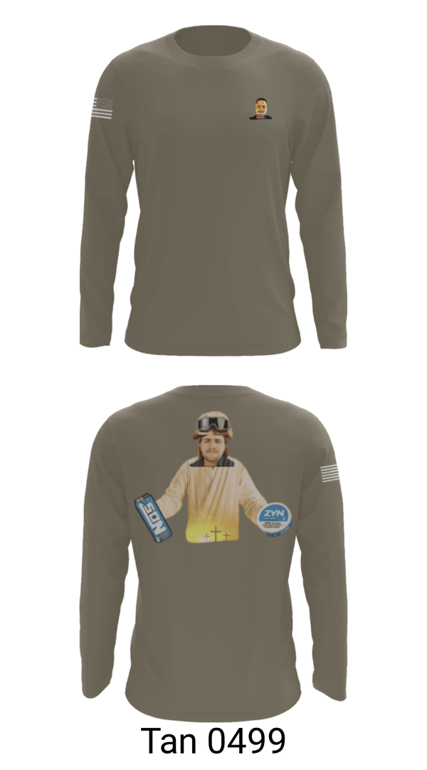 Long Sleeve Performance Shirt, 1st DSB, Marines, Teamtime, Team time, sublimation, custom sports apparel, team uniforms, spirit wear, spiritwear, sports uniforms, custom shirts, team store, custom team store, fundraiser sports, apparel fundraiser