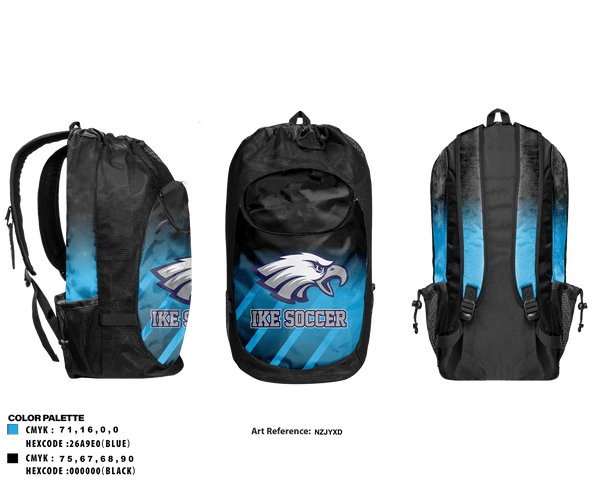 Gear Bag, IKE, Men's Soccer, Teamtime, Team time, sublimation, custom sports apparel, team uniforms, spirit wear, spiritwear, sports uniforms, custom shirts, team store, custom team store, fundraiser sports, apparel fundraiser