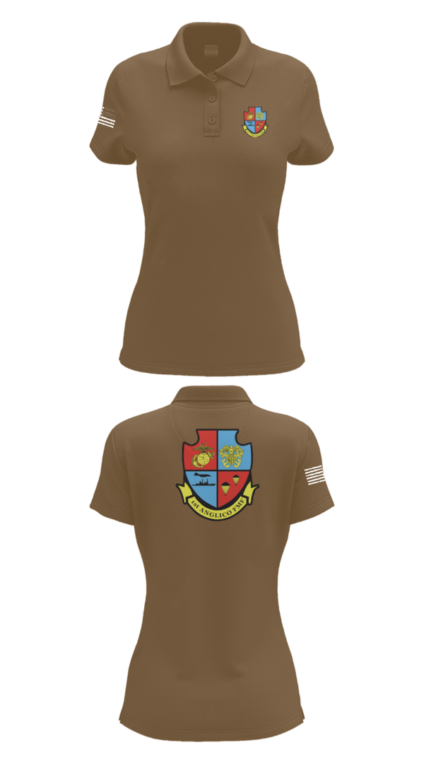Women's Short Sleeve Performance Polo, 1st Anglico, , Teamtime, Team time, sublimation, custom sports apparel, team uniforms, spirit wear, spiritwear, sports uniforms, custom shirts, team store, custom team store, fundraiser sports, apparel fundraiser