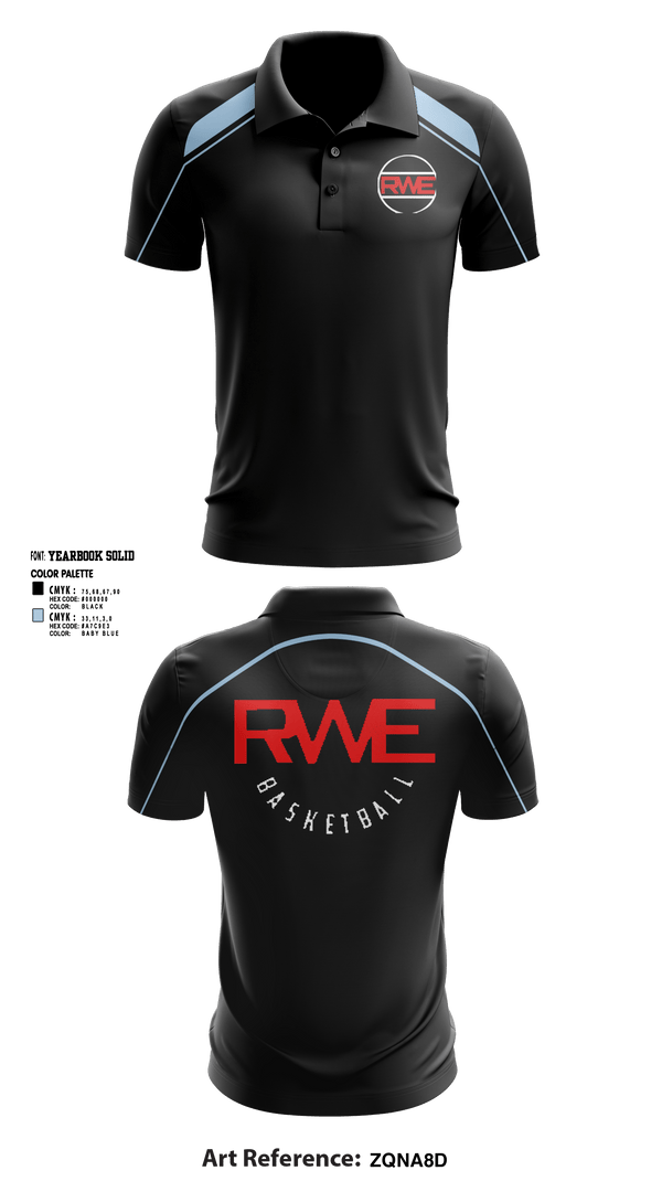 Short Sleeve Performance Polo, Rod wave elite, Men's Basketball, Teamtime, Team time, sublimation, custom sports apparel, team uniforms, spirit wear, spiritwear, sports uniforms, custom shirts, team store, custom team store, fundraiser sports, apparel fundraiser