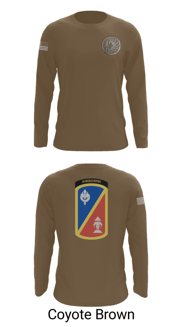 Long Sleeve Performance Shirt, 1st Det. Royal Lao Airborne, Army, Teamtime, Team time, sublimation, custom sports apparel, team uniforms, spirit wear, spiritwear, sports uniforms, custom shirts, team store, custom team store, fundraiser sports, apparel fundraiser