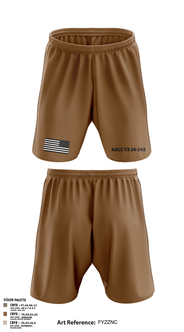Athletic Shorts With Pockets, 42D FRSDAACC, Army, Teamtime, Team time, sublimation, custom sports apparel, team uniforms, spirit wear, spiritwear, sports uniforms, custom shirts, team store, custom team store, fundraiser sports, apparel fundraiser