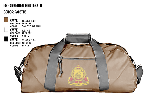 Duffle Bag, 1221st TC, National Guard, Teamtime, Team time, sublimation, custom sports apparel, team uniforms, spirit wear, spiritwear, sports uniforms, custom shirts, team store, custom team store, fundraiser sports, apparel fundraiser
