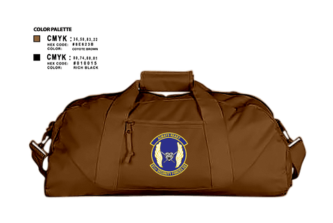 Duffle Bag, 51SFS Metal Tigers, Air Force, Teamtime, Team time, sublimation, custom sports apparel, team uniforms, spirit wear, spiritwear, sports uniforms, custom shirts, team store, custom team store, fundraiser sports, apparel fundraiser