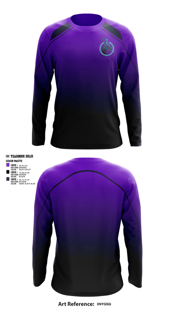 Long Sleeve Performance Shirt, Dragons, Football, Teamtime, Team time, sublimation, custom sports apparel, team uniforms, spirit wear, spiritwear, sports uniforms, custom shirts, team store, custom team store, fundraiser sports, apparel fundraiser
