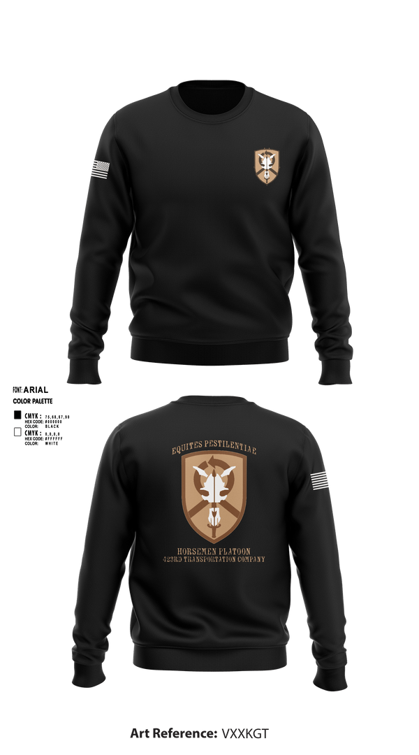 Crew Neck Sweatshirt, 1st Platoon, 423 TC1st Platoon, 423 TC, Army, Teamtime, Team time, sublimation, custom sports apparel, team uniforms, spirit wear, spiritwear, sports uniforms, custom shirts, team store, custom team store, fundraiser sports, apparel fundraiser
