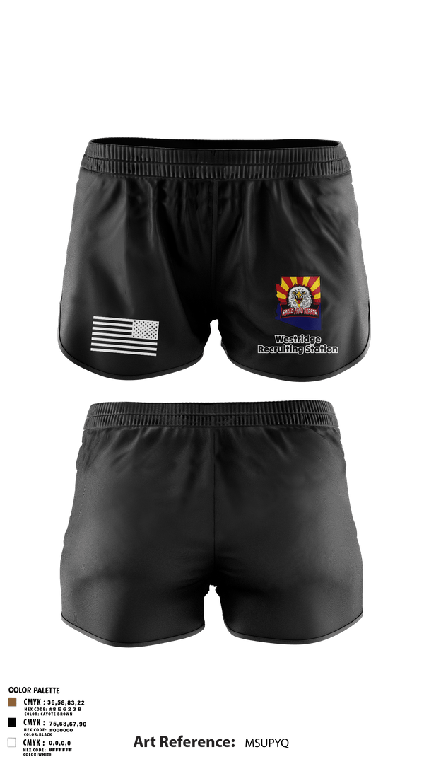 Ranger Panties, Westridge Recruiting Station, Army, Teamtime, Team time, sublimation, custom sports apparel, team uniforms, spirit wear, spiritwear, sports uniforms, custom shirts, team store, custom team store, fundraiser sports, apparel fundraiser