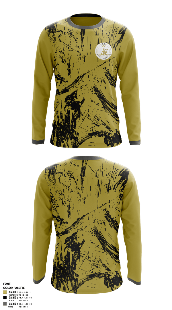 Long Sleeve Performance Shirt, REAL LIBERTAD FC, Men's Soccer, Teamtime, Team time, sublimation, custom sports apparel, team uniforms, spirit wear, spiritwear, sports uniforms, custom shirts, team store, custom team store, fundraiser sports, apparel fundraiser