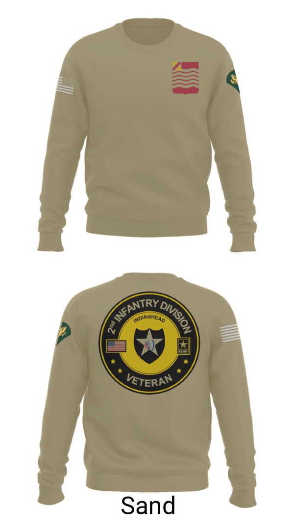 Crew Neck Sweatshirt, 1st Battalion 15th Field Artillery, Army, Teamtime, Team time, sublimation, custom sports apparel, team uniforms, spirit wear, spiritwear, sports uniforms, custom shirts, team store, custom team store, fundraiser sports, apparel fundraiser