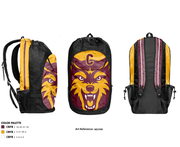 Gear Bag, Colonie Central High School Volleyball, Women's Volleyball, Teamtime, Team time, sublimation, custom sports apparel, team uniforms, spirit wear, spiritwear, sports uniforms, custom shirts, team store, custom team store, fundraiser sports, apparel fundraiser