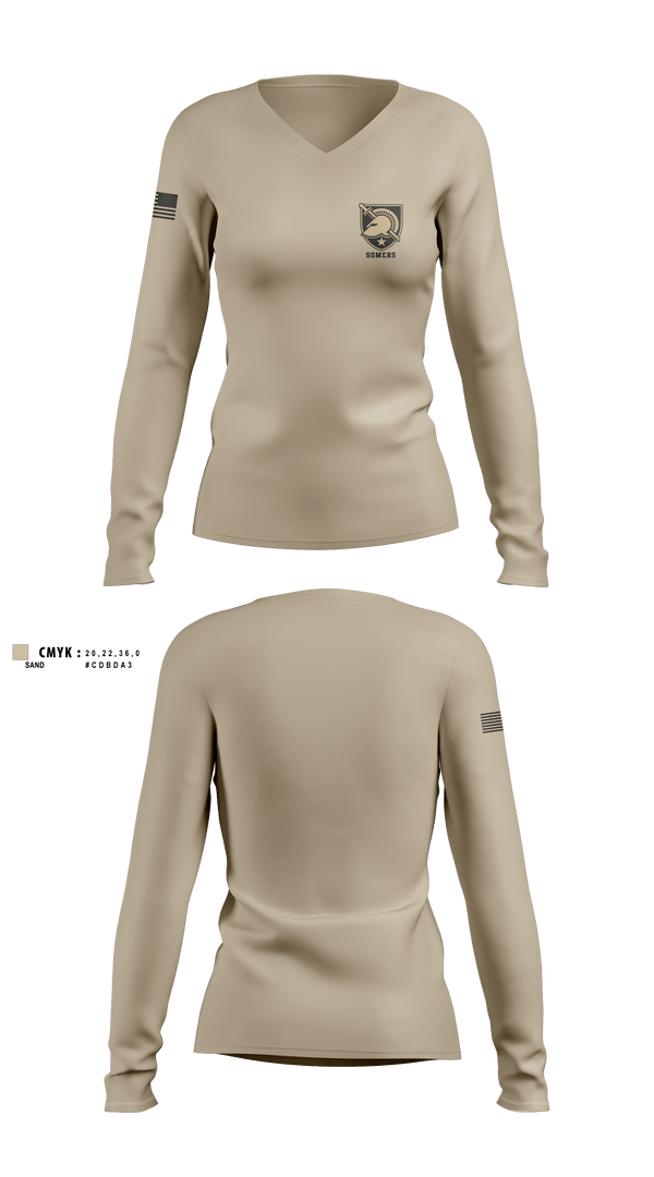 Women's Long Sleeve Vneck Shirt, Somers, Track & Field, Teamtime, Team time, sublimation, custom sports apparel, team uniforms, spirit wear, spiritwear, sports uniforms, custom shirts, team store, custom team store, fundraiser sports, apparel fundraiser
