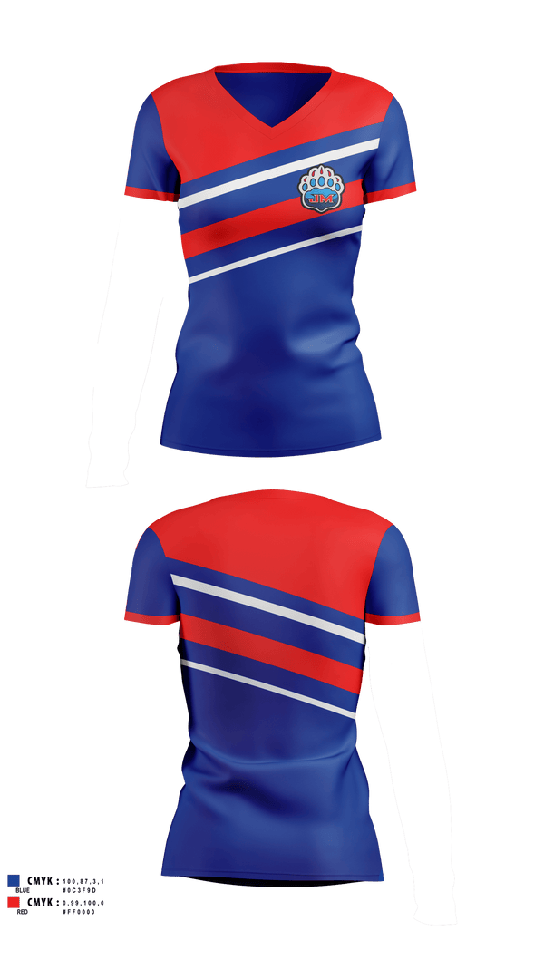 Women's Short Sleeve Vneck Shirt, John Marshall, Men's Soccer, Teamtime, Team time, sublimation, custom sports apparel, team uniforms, spirit wear, spiritwear, sports uniforms, custom shirts, team store, custom team store, fundraiser sports, apparel fundraiser