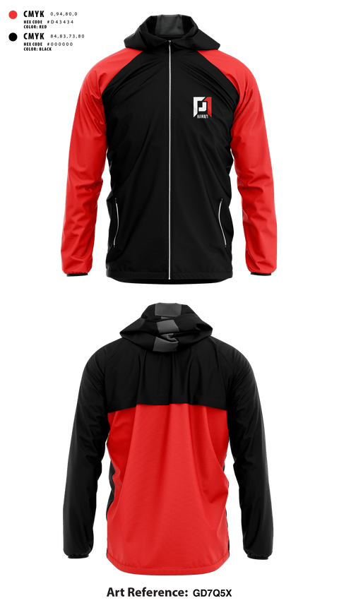 Windbreaker, Phase 1Sports Hawaii, Football, Teamtime, Team time, sublimation, custom sports apparel, team uniforms, spirit wear, spiritwear, sports uniforms, custom shirts, team store, custom team store, fundraiser sports, apparel fundraiser