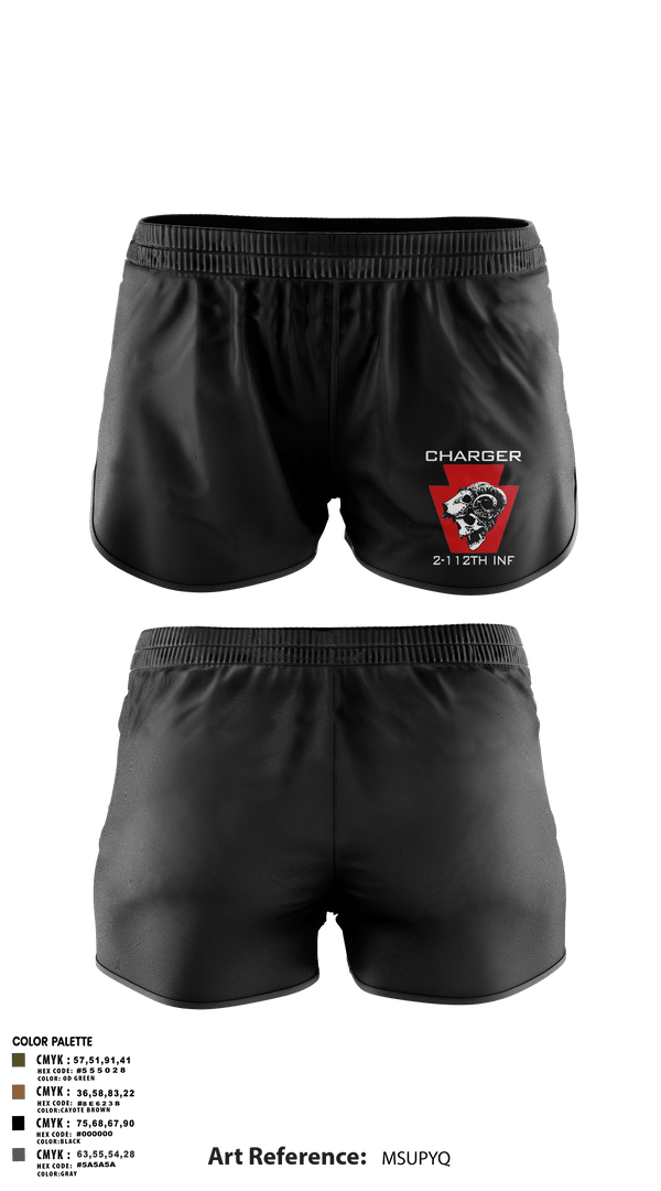 Ranger Panties, Charger Co. / 2-112th Infantry Battalion, National Guard, Teamtime, Team time, sublimation, custom sports apparel, team uniforms, spirit wear, spiritwear, sports uniforms, custom shirts, team store, custom team store, fundraiser sports, apparel fundraiser