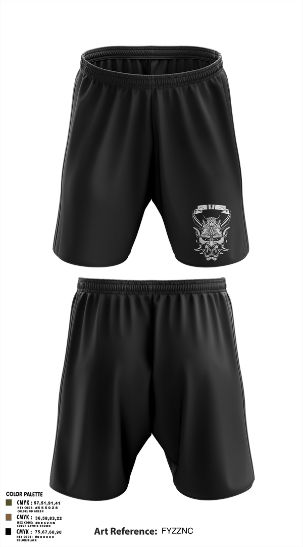 Athletic Shorts With Pockets, 2ND PLATOON ONI, Army, Teamtime, Team time, sublimation, custom sports apparel, team uniforms, spirit wear, spiritwear, sports uniforms, custom shirts, team store, custom team store, fundraiser sports, apparel fundraiser