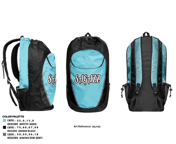Gear Bag, SAGAZZ, Baseball, Teamtime, Team time, sublimation, custom sports apparel, team uniforms, spirit wear, spiritwear, sports uniforms, custom shirts, team store, custom team store, fundraiser sports, apparel fundraiser