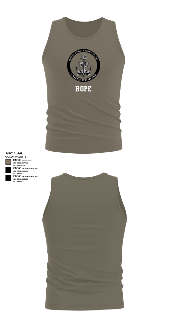 Tank Top, Hope, Navy, Teamtime, Team time, sublimation, custom sports apparel, team uniforms, spirit wear, spiritwear, sports uniforms, custom shirts, team store, custom team store, fundraiser sports, apparel fundraiser