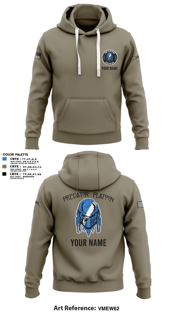 Hoodie, 3rd Platoon, Army, Teamtime, Team time, sublimation, custom sports apparel, team uniforms, spirit wear, spiritwear, sports uniforms, custom shirts, team store, custom team store, fundraiser sports, apparel fundraiser