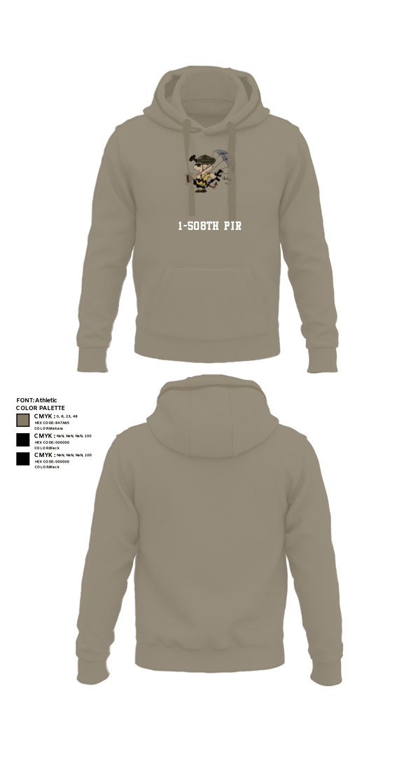 Hoodie, 1-508th PIR, Army, Teamtime, Team time, sublimation, custom sports apparel, team uniforms, spirit wear, spiritwear, sports uniforms, custom shirts, team store, custom team store, fundraiser sports, apparel fundraiser