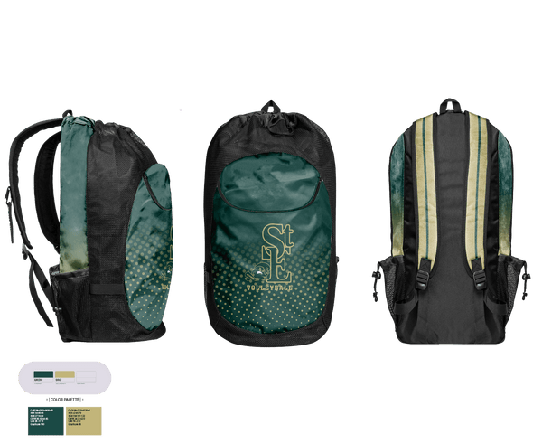 Gear Bag, Saint Edward High School Volleyball, Women's Volleyball, Teamtime, Team time, sublimation, custom sports apparel, team uniforms, spirit wear, spiritwear, sports uniforms, custom shirts, team store, custom team store, fundraiser sports, apparel fundraiser
