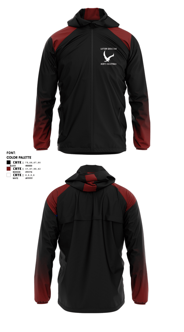 Windbreaker, Eagles, Men's Volleyball, Teamtime, Team time, sublimation, custom sports apparel, team uniforms, spirit wear, spiritwear, sports uniforms, custom shirts, team store, custom team store, fundraiser sports, apparel fundraiser
