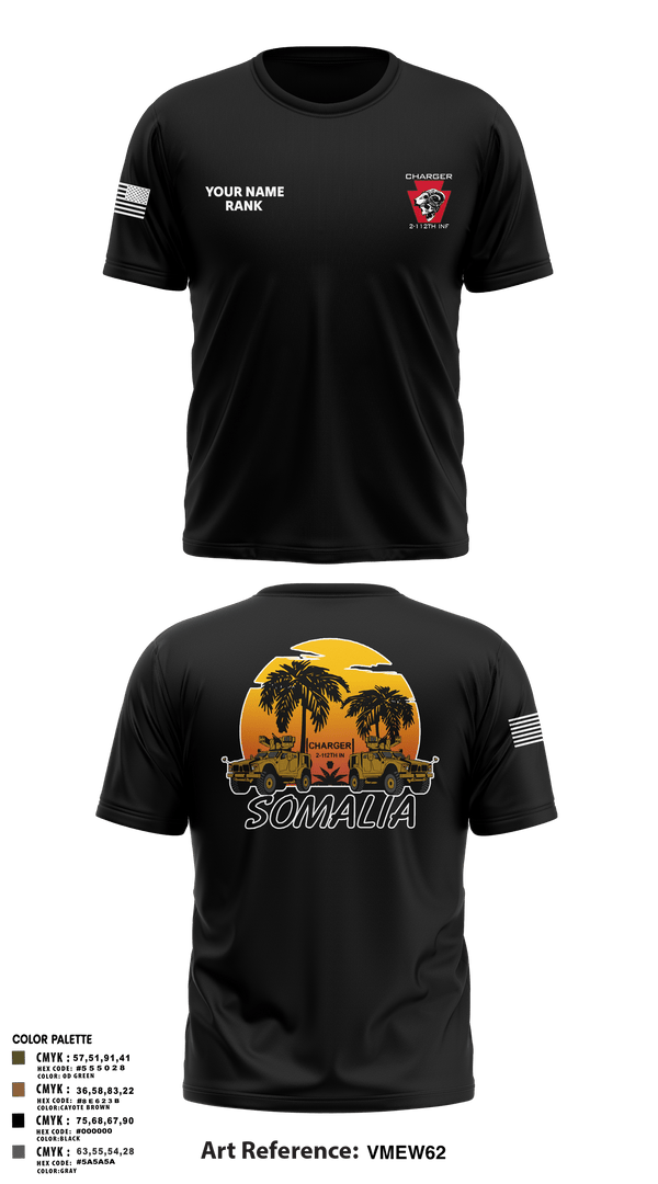 Short Sleeve Performance Shirt, Charger Co. / 2-112th Infantry Battalion, National Guard, Teamtime, Team time, sublimation, custom sports apparel, team uniforms, spirit wear, spiritwear, sports uniforms, custom shirts, team store, custom team store, fundraiser sports, apparel fundraiser