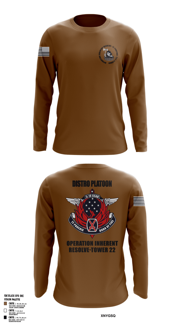 Long Sleeve Performance Shirt, Eco 3-10 GSAB, Army, Teamtime, Team time, sublimation, custom sports apparel, team uniforms, spirit wear, spiritwear, sports uniforms, custom shirts, team store, custom team store, fundraiser sports, apparel fundraiser