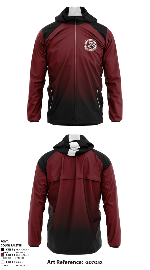 Windbreaker, FC Young Dragon, Men's Soccer, Teamtime, Team time, sublimation, custom sports apparel, team uniforms, spirit wear, spiritwear, sports uniforms, custom shirts, team store, custom team store, fundraiser sports, apparel fundraiser