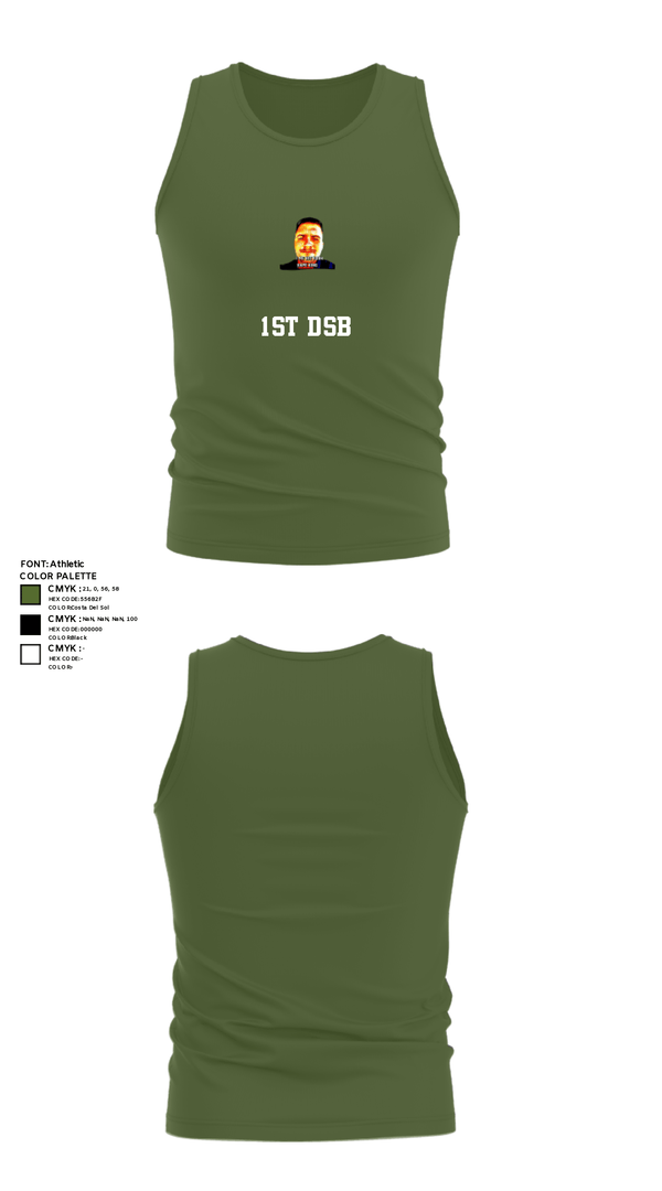 Tank Top, 1st DSB, Marines, Teamtime, Team time, sublimation, custom sports apparel, team uniforms, spirit wear, spiritwear, sports uniforms, custom shirts, team store, custom team store, fundraiser sports, apparel fundraiser