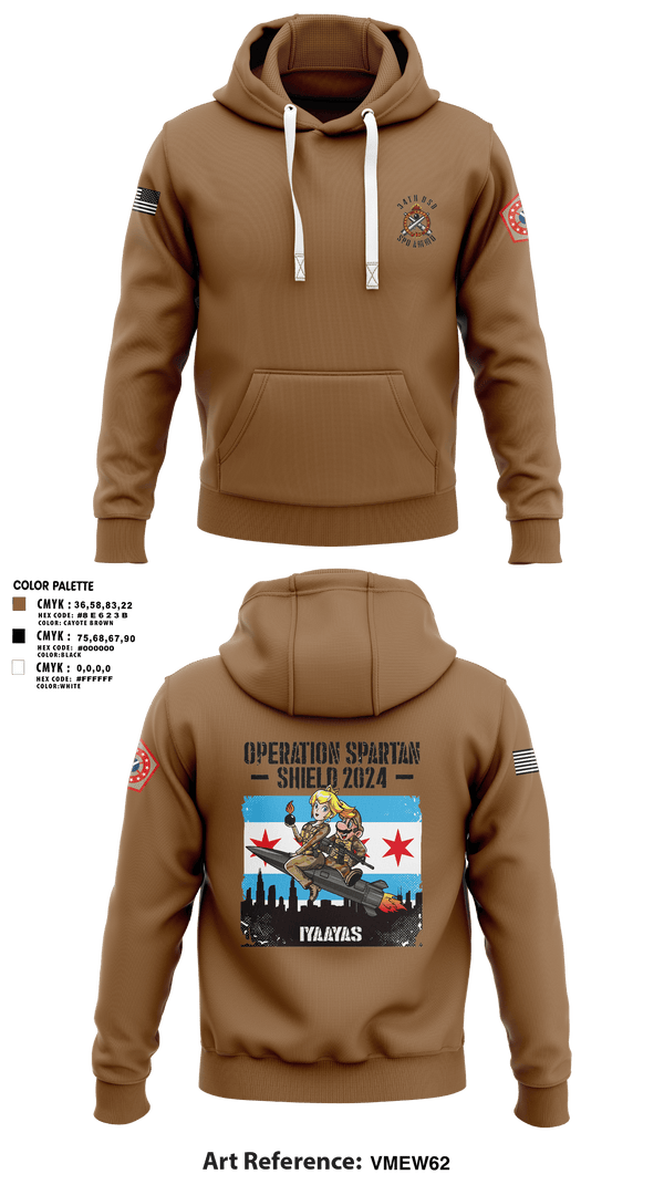Hoodie, 34th DSB, Army, Teamtime, Team time, sublimation, custom sports apparel, team uniforms, spirit wear, spiritwear, sports uniforms, custom shirts, team store, custom team store, fundraiser sports, apparel fundraiser