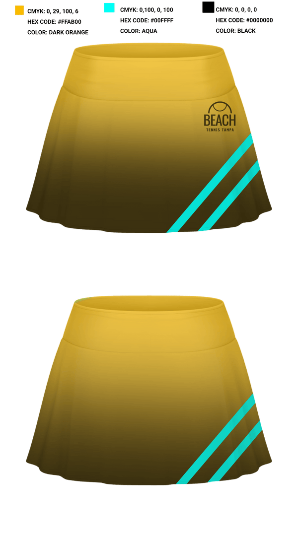 Skort, Beach Tennis Tampa, Tennis, Teamtime, Team time, sublimation, custom sports apparel, team uniforms, spirit wear, spiritwear, sports uniforms, custom shirts, team store, custom team store, fundraiser sports, apparel fundraiser