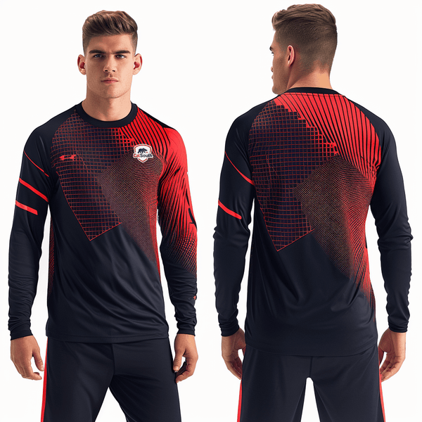 Long Sleeve Performance Shirt, California State Soccer Association – South (Cal South), Men's Soccer, Teamtime, Team time, sublimation, custom sports apparel, team uniforms, spirit wear, spiritwear, sports uniforms, custom shirts, team store, custom team store, fundraiser sports, apparel fundraiser