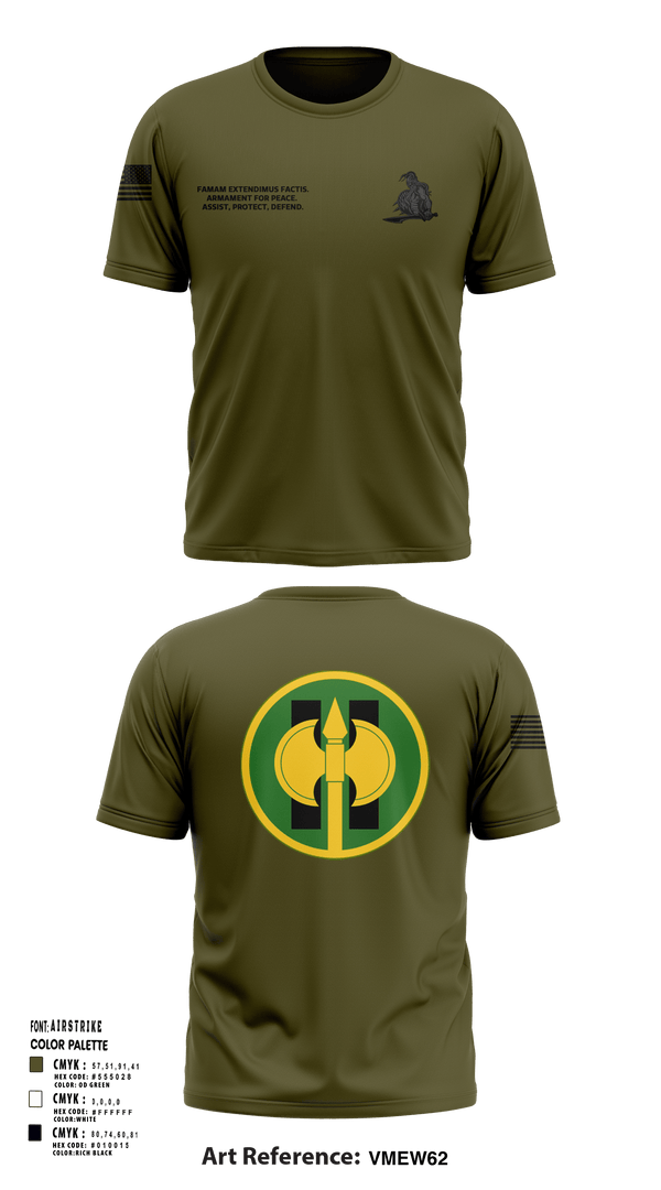 Short Sleeve Performance Shirt, 11th Military Police Brigade HHC, Army, Teamtime, Team time, sublimation, custom sports apparel, team uniforms, spirit wear, spiritwear, sports uniforms, custom shirts, team store, custom team store, fundraiser sports, apparel fundraiser