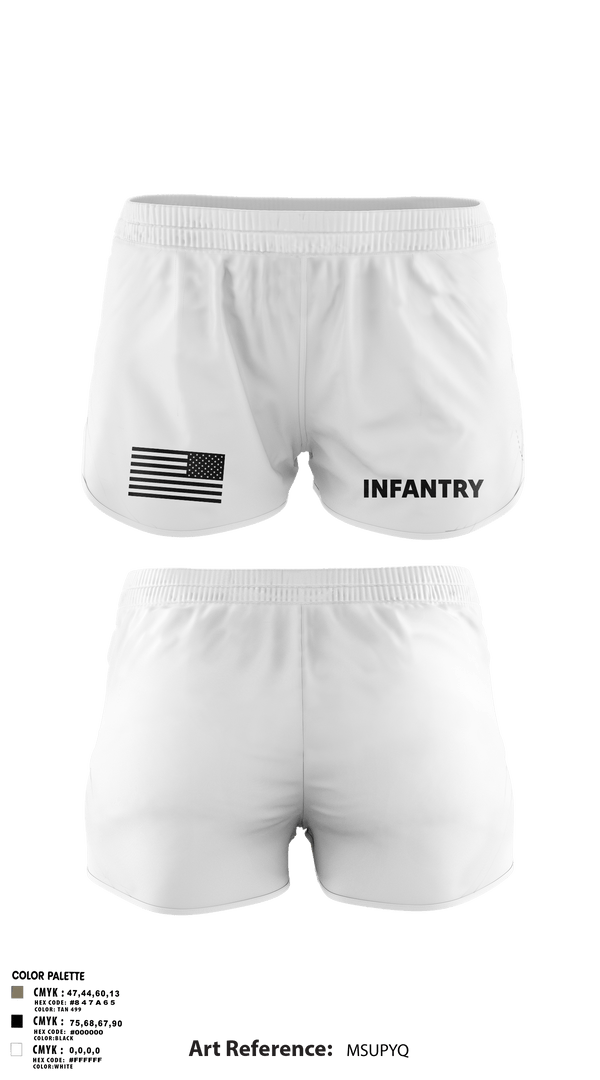 Ranger Panties, Infantry, , Teamtime, Team time, sublimation, custom sports apparel, team uniforms, spirit wear, spiritwear, sports uniforms, custom shirts, team store, custom team store, fundraiser sports, apparel fundraiser