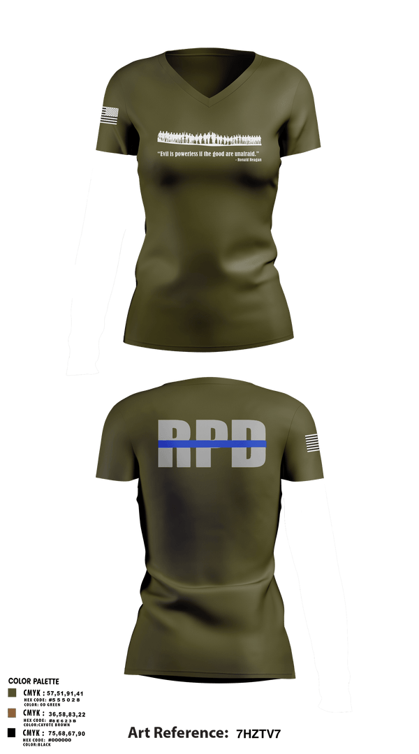 Women's Short Sleeve Vneck Shirt, Roanoke SWAT, Police, Teamtime, Team time, sublimation, custom sports apparel, team uniforms, spirit wear, spiritwear, sports uniforms, custom shirts, team store, custom team store, fundraiser sports, apparel fundraiser