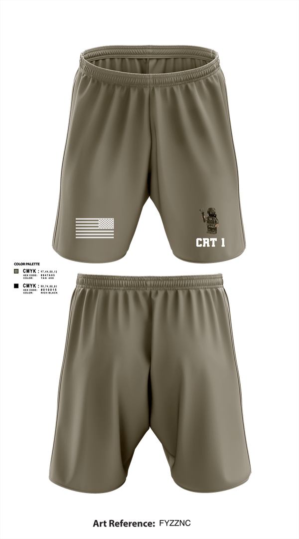 Athletic Shorts With Pockets, CRT 1, Army, Teamtime, Team time, sublimation, custom sports apparel, team uniforms, spirit wear, spiritwear, sports uniforms, custom shirts, team store, custom team store, fundraiser sports, apparel fundraiser
