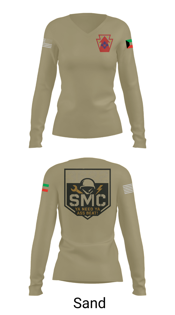 Women's Long Sleeve Vneck Shirt, 3622 SMC, , Teamtime, Team time, sublimation, custom sports apparel, team uniforms, spirit wear, spiritwear, sports uniforms, custom shirts, team store, custom team store, fundraiser sports, apparel fundraiser