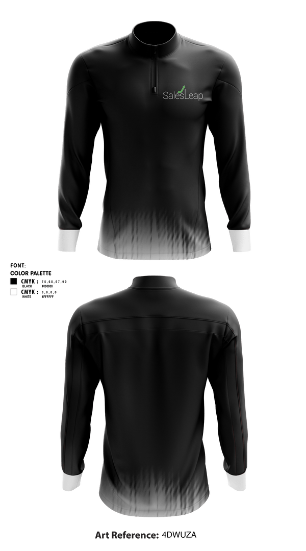 Quarter Zip Jacket, SalesLeap, , Teamtime, Team time, sublimation, custom sports apparel, team uniforms, spirit wear, spiritwear, sports uniforms, custom shirts, team store, custom team store, fundraiser sports, apparel fundraiser