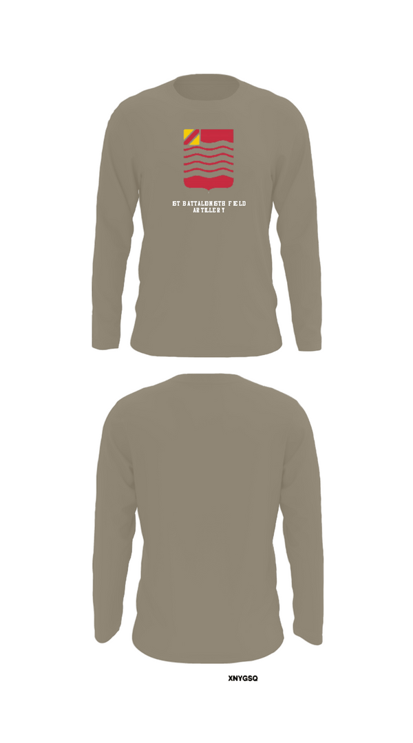 Long Sleeve Performance Shirt, 1st Battalion 15th Field Artillery, Army, Teamtime, Team time, sublimation, custom sports apparel, team uniforms, spirit wear, spiritwear, sports uniforms, custom shirts, team store, custom team store, fundraiser sports, apparel fundraiser