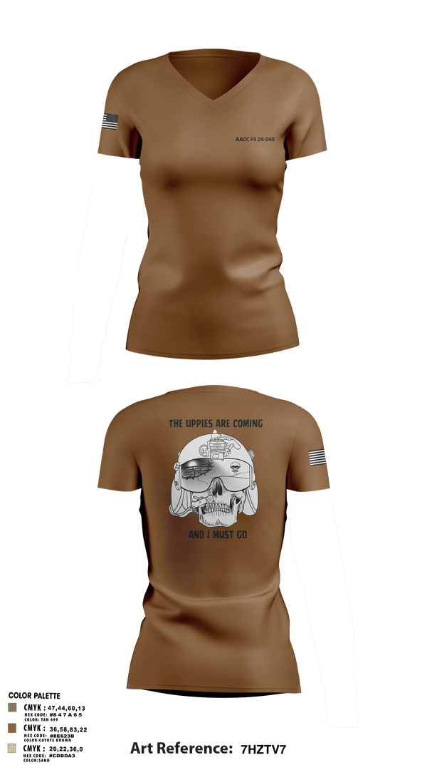 Women's Short Sleeve Vneck Shirt, 42D FRSDAACC, Army, Teamtime, Team time, sublimation, custom sports apparel, team uniforms, spirit wear, spiritwear, sports uniforms, custom shirts, team store, custom team store, fundraiser sports, apparel fundraiser