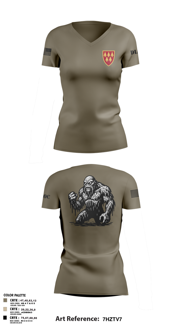 Women's Short Sleeve Vneck Shirt, DLOC, , Teamtime, Team time, sublimation, custom sports apparel, team uniforms, spirit wear, spiritwear, sports uniforms, custom shirts, team store, custom team store, fundraiser sports, apparel fundraiser