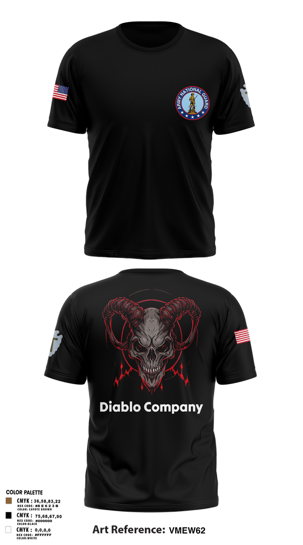 Short Sleeve Performance Shirt, Delta Company 3-144th Infantry, National Guard, Teamtime, Team time, sublimation, custom sports apparel, team uniforms, spirit wear, spiritwear, sports uniforms, custom shirts, team store, custom team store, fundraiser sports, apparel fundraiser