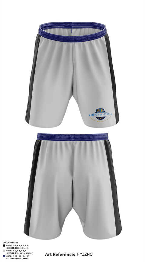 Athletic Shorts With Pockets, NXTLVLVOLLEYBALL, Men's Volleyball, Teamtime, Team time, sublimation, custom sports apparel, team uniforms, spirit wear, spiritwear, sports uniforms, custom shirts, team store, custom team store, fundraiser sports, apparel fundraiser