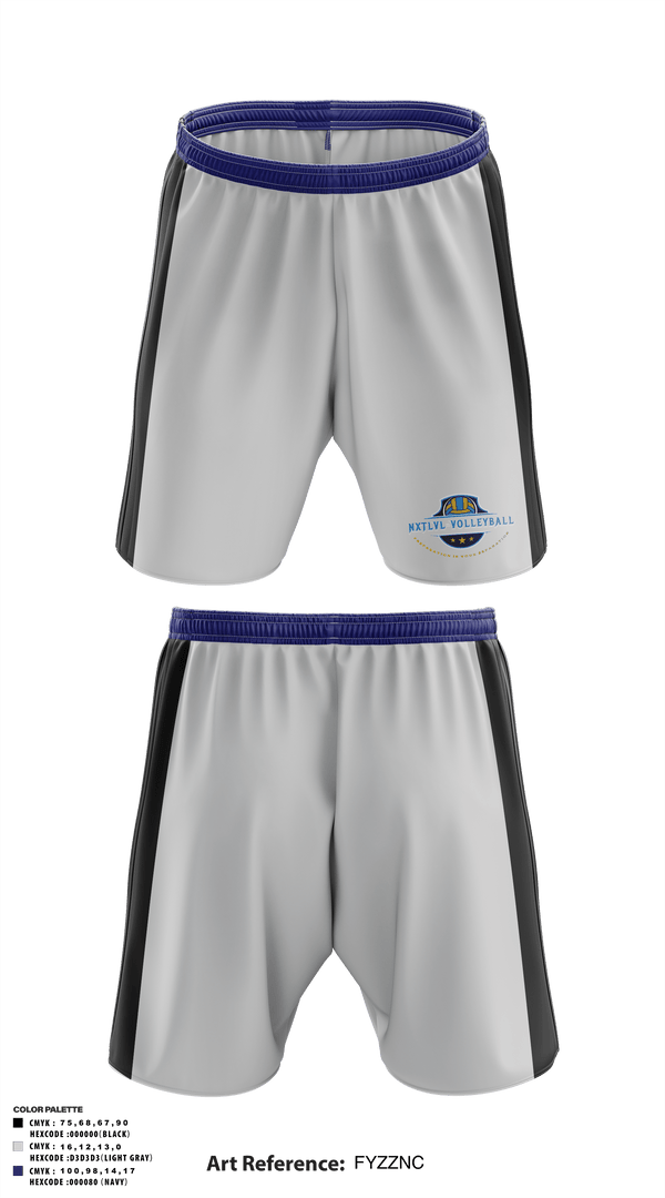 Athletic Shorts With Pockets, NXTLVLVOLLEYBALL, Men's Volleyball, Teamtime, Team time, sublimation, custom sports apparel, team uniforms, spirit wear, spiritwear, sports uniforms, custom shirts, team store, custom team store, fundraiser sports, apparel fundraiser