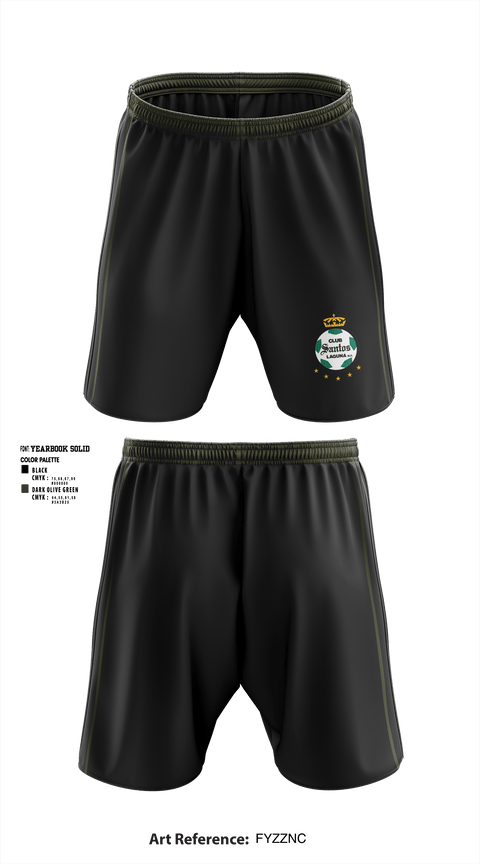 Athletic Shorts With Pockets, Santos, Men's Soccer, Teamtime, Team time, sublimation, custom sports apparel, team uniforms, spirit wear, spiritwear, sports uniforms, custom shirts, team store, custom team store, fundraiser sports, apparel fundraiser